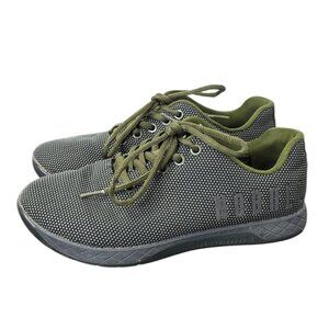 NOBULL Womens Olive Lace Up Training Shoes, Workout, Athletic, Size 7